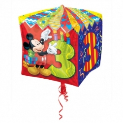 Balon foliowy Myszka Mickey 3 latka 38 cm